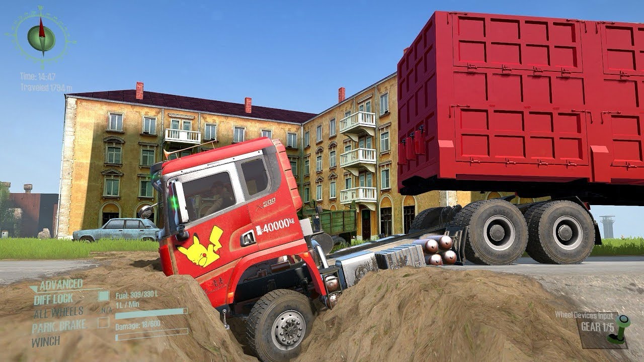 Spintires: Mudrunner Driver skills, Speed Bumps #25 #mudrunner #spintires 