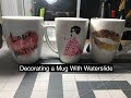 Decorating a Mug with Waterslide #diy #mug #waterslide