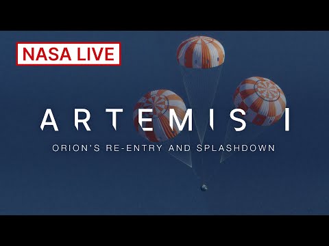 видео: NASA’s Artemis I Mission Splashes Down in Pacific Ocean