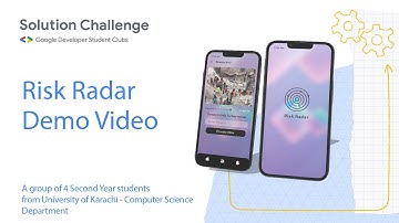 Risk Radar - GDSC Solution Challenge Solution 2023