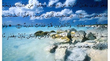 سورة الشورى * عبد الله خياط