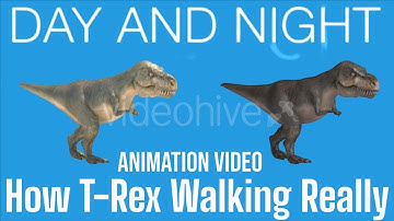 HOW T-REX WALKING REALLY? ANIMATION VIDEO