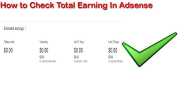 Adsense Estimated Earning Show Zero - How To Check Total Earning [solved]