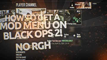 How To Get a Mod Menu On Black Ops 2 (XBOX ONE & XBOX 360)