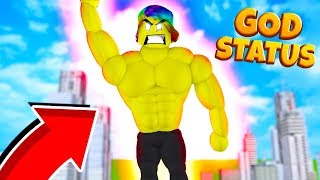 USING 1 MILLION SKULLS TO REACH GOD STATUS (Roblox Super Power Training Simulator)