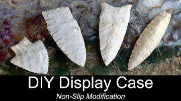 Artifact Display Case DIY Hack for Arrowheads, Fossils, or Treasures
