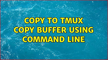 Copy to tmux copy buffer using command line