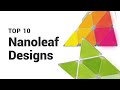 Top 10 Nanoleaf Designs (with 9 Panels)