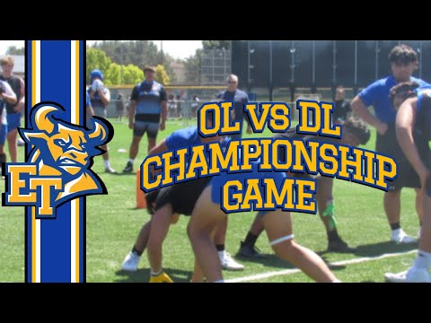 El Toro High School Football - OL vs DL CHAMPIONSHIP GAME HIGHLIGHTS 2023