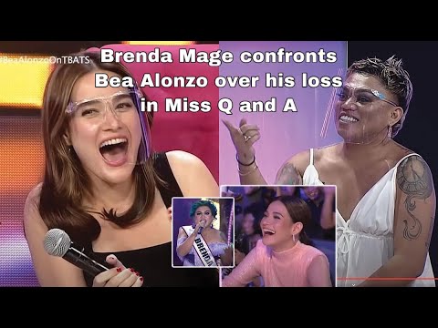 Brenda Mage "confronts" Bea Alonzo in TBATS over his loss in "Miss Q