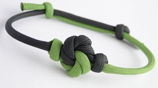 How to Make a Mandala Knot Paracord Sliding Knot Friendship Bracelet-