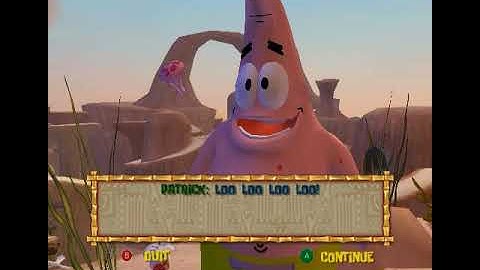 Spongebob Squarepants Movie Game Rub a Dub Dub Slip Slide in The Tub Manly Time Challenge