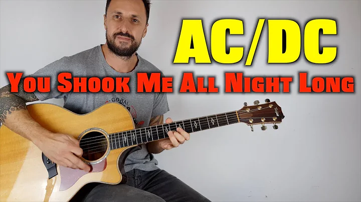 AC/DC You Shook Me All Night Long akustik dersi!