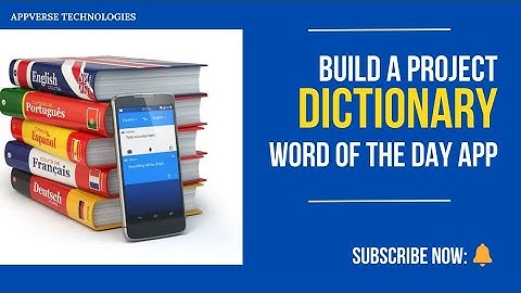 Build A Dictionary Word Of The Day App In Flutter