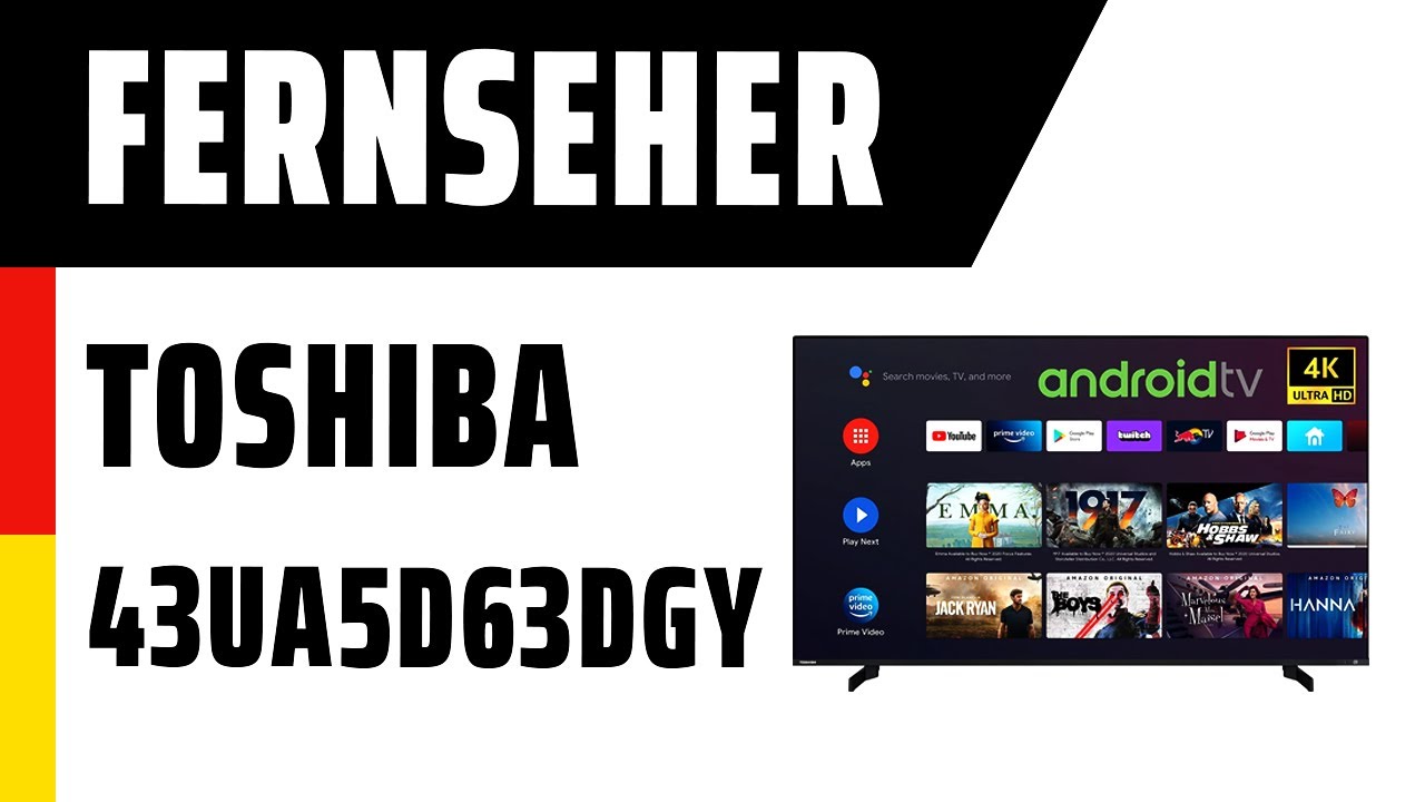 Fernseher YouTube | Test 43UA5D63DGY | Toshiba Deutsch -