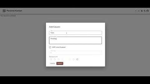 Personal Kanban | Free Offline Kanban Board Application | Offline-First Personal Kanban Board
