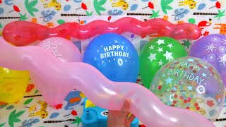 FUN BALLOON POP COMPILATION!!! #satisfying #asmr #popping #balloon #color #fun