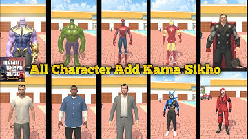 How to add all character in Indian theft auto Simulator | New Updates|Chandeza Gamerz