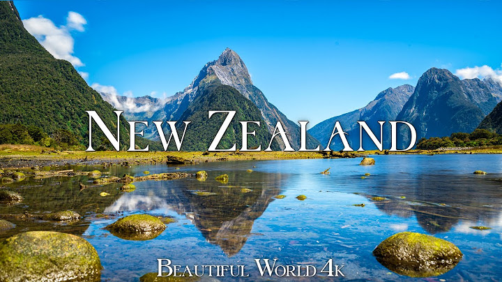 New Zealand 4K Amazing Aerial Film - Peaceful Piano Music - Natural Landscape