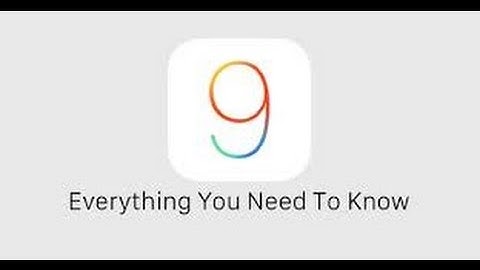 iOS 9 Tutorial and Demo of New Features