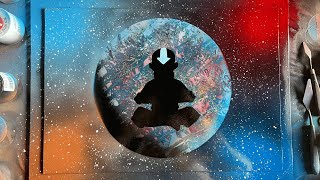 ASMR - Spray Paint Art - Aang Avatar by Zani Art 326 views 1 month ago 12 minutes, 18 seconds