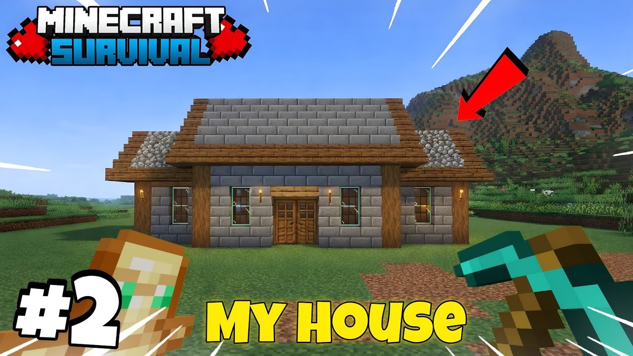 I Build House My Survival World In Minecraft Survival Series EP 2 😎 ...
