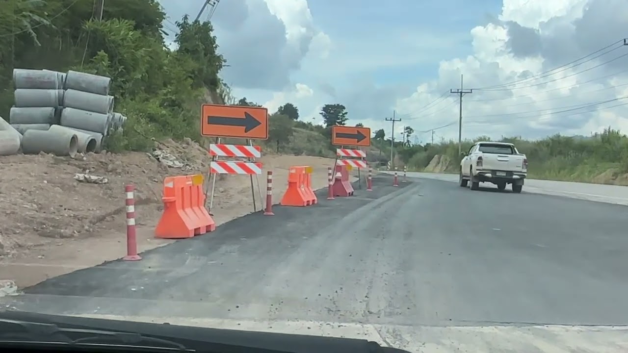 อัพเดท ถนน เชียงราย-เชียงใหม่ ช่วงแยกปากทางแม่สรวยไปอำเภอแม่สรวย chiangrai-Chiangmai 20/09/2025 