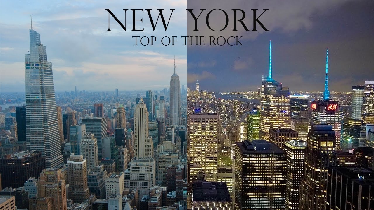 Top of the Rock | Best 360° View NYC Skyline | Day to Night Observation Deck | Silent Tour | 4K