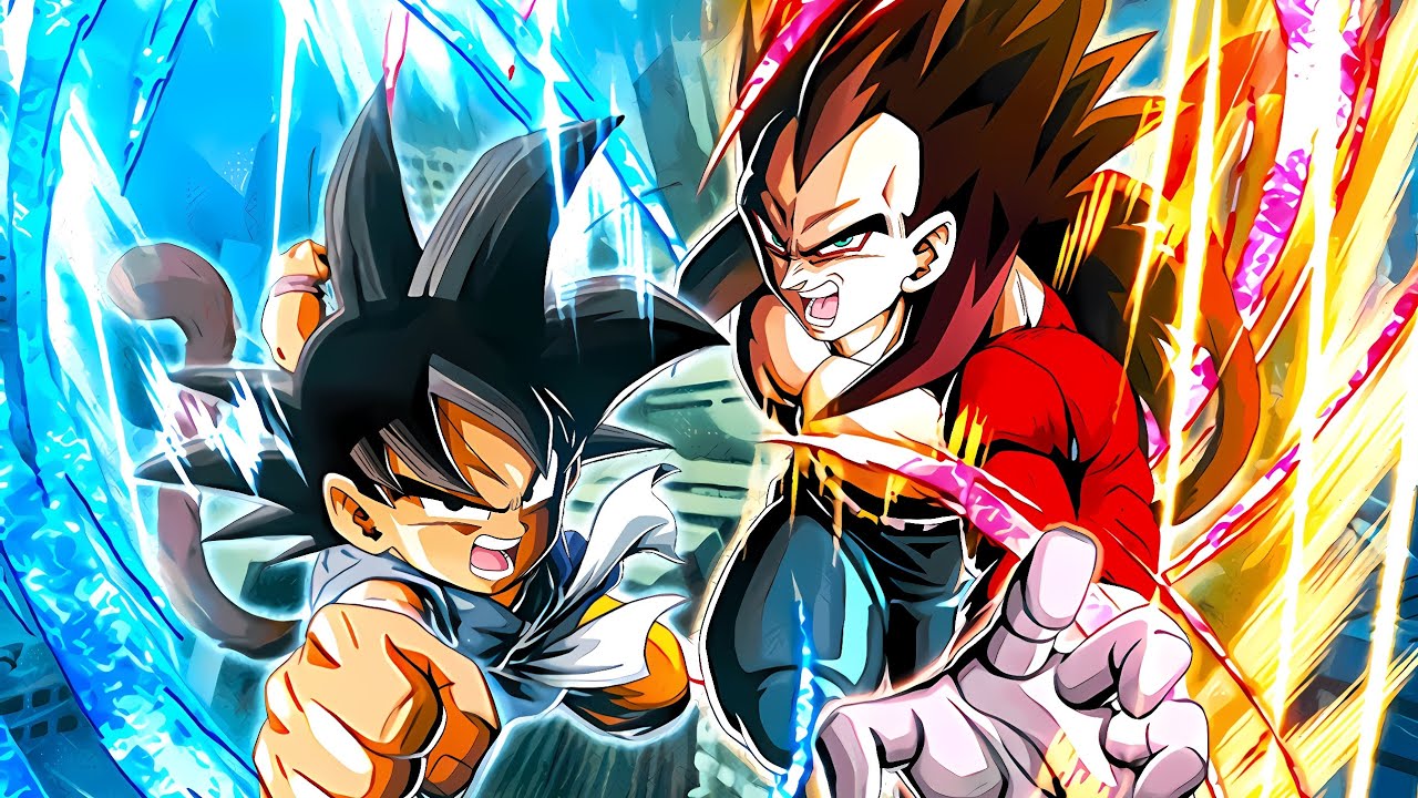 Dragon Ball Z Dokkan Battle - LR GT Goku & SSJ4 Vegeta Standby