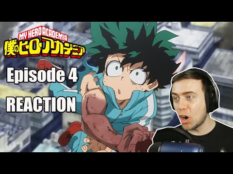Rich Reaction - My Hero Academia Season 1 Episode 4 - Deku's new powers!