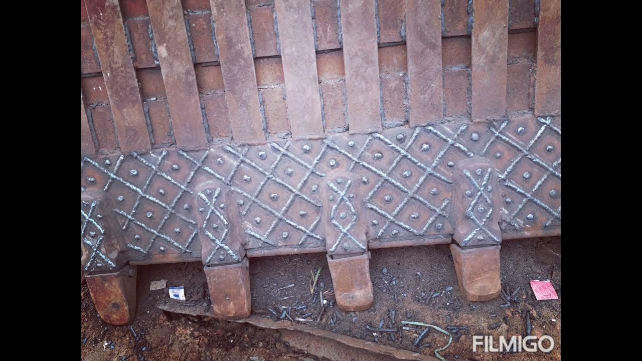 Excavator bucket hardfacing j.k work YouTube