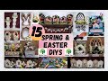 15 *Must See* Spring & Easter Dollar Tree DIYs || Traditional & Neutral Decor Compilation Mega Video