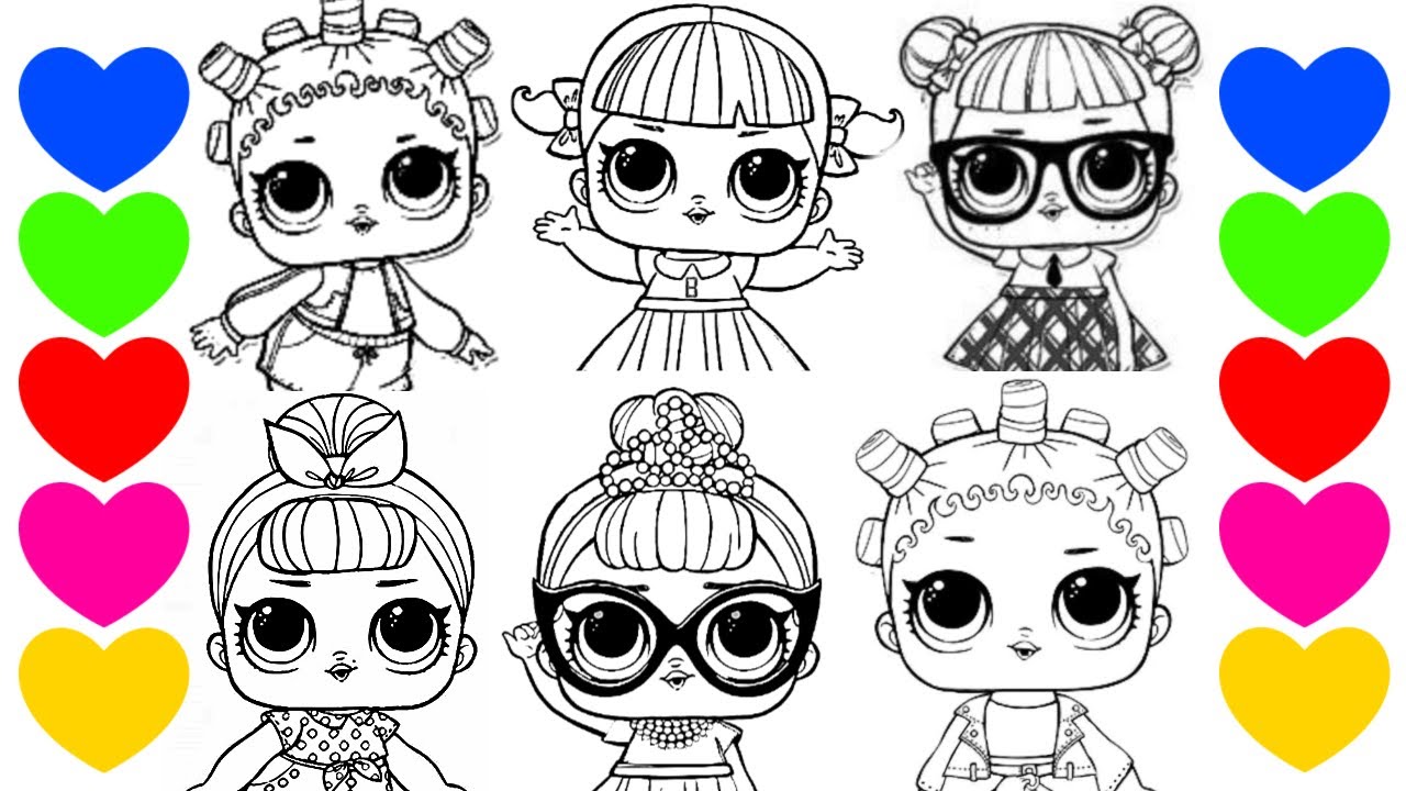 Desenhos para colorir da boneca lol surpresa como faço, trabalhos