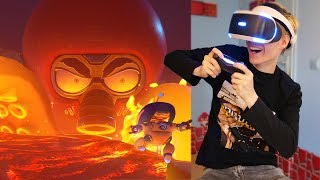 FIGHTING A GIANT OCTOPUS IN VIRTUAL REALITY! | Astro Bot: Rescue Mission (PSVR Gameplay) Part 4