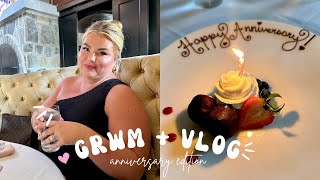 GRWM + our anniversary vlog 🩷
