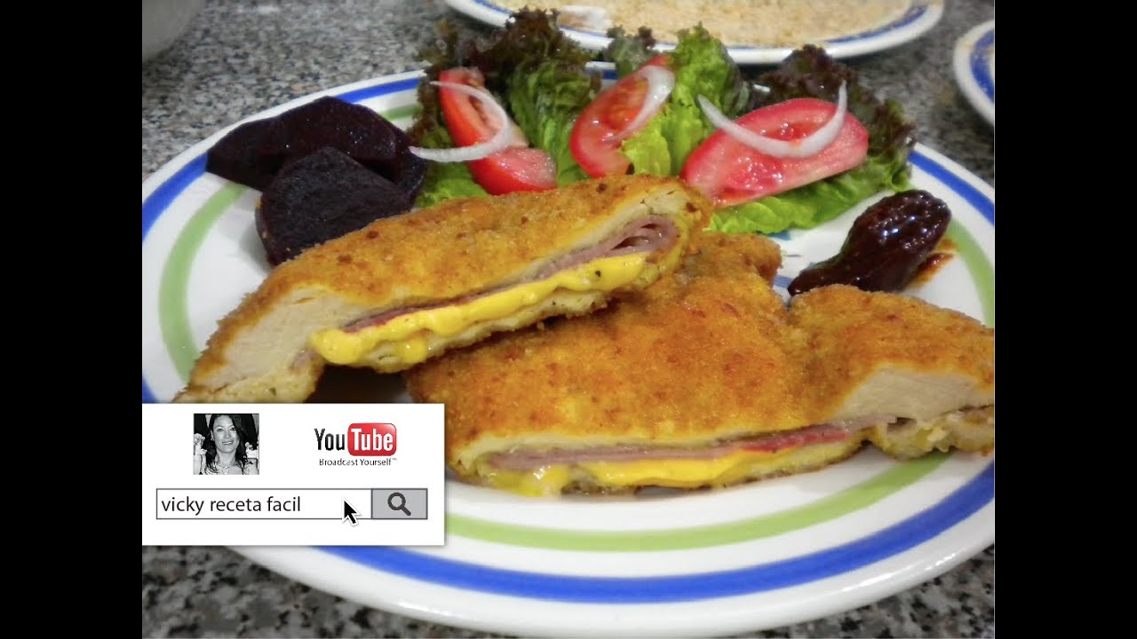 PECHUGAS CORDON BLEU | Vicky Receta Facil | VICKY RECETA FACIL