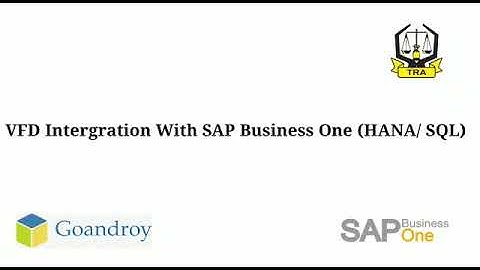 SAP B1 - VFD TRA INTEGRATION