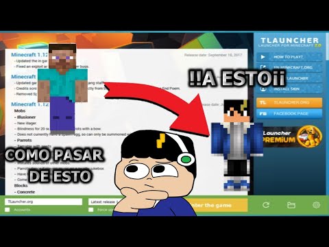 👉Como cambiar tu skin de minecraft para TLauncher *Multijugador/Jugar solo*