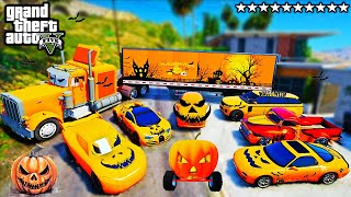 GTA 5 - Stealing HALLOWEEN SUPER CARS with Franklin (Real Life Cars 100)