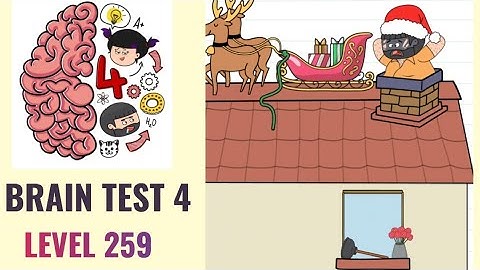 🧠 Brain Test 4 Level 259 | Save Uncle Bubba from the chimney | Walkthrough