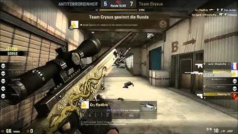 CS:GO Sick Noscope Wallbang on Cache