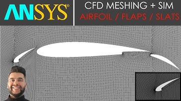 Aerodynamics: CFD Meshing Tutorial of Airfoil with Deployed Flap / Slat (ANSYS Fluent & SolidWorks)