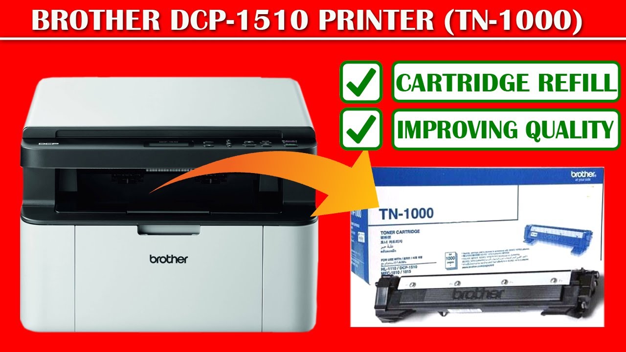How To Refill Brother DCP 1510 Cartridge TN | Step-Wise Full Detailed Video In Nepali - YouTube