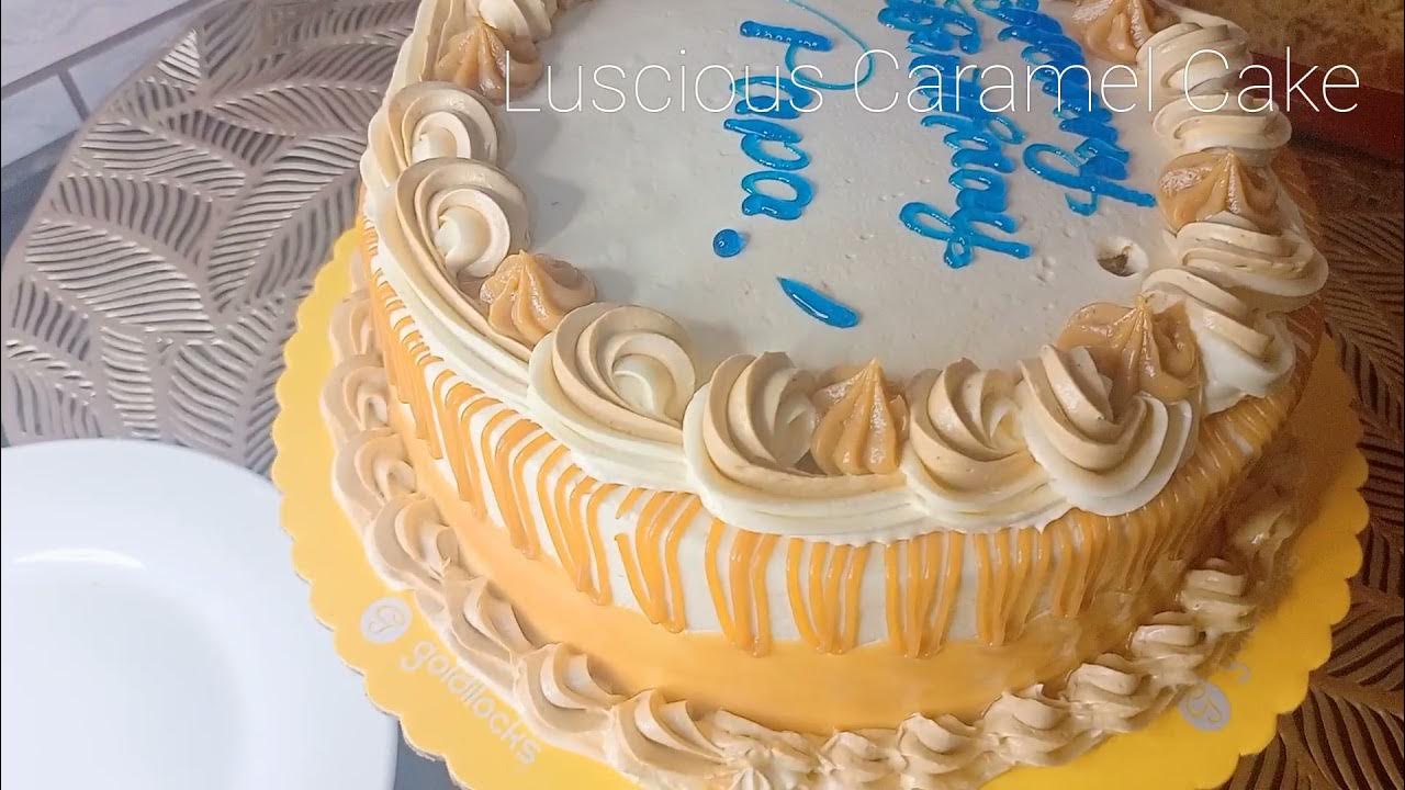LUSCIOUS CARAMEL CAKE GOLDILOCKS YouTube