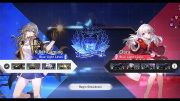Hyperlink Match with Clara | Aetherium Wars | Blue Light Level | Honkai Star Rail
