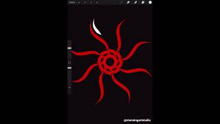 Arabic Calligraphy Procreate Pattern Process (#shorts) screenshot 4