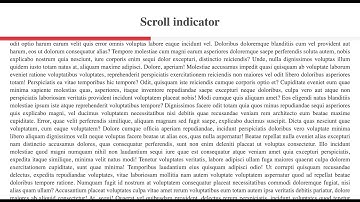 JS Как сделать индикатор прокрутки - How to do Scroll Indicator