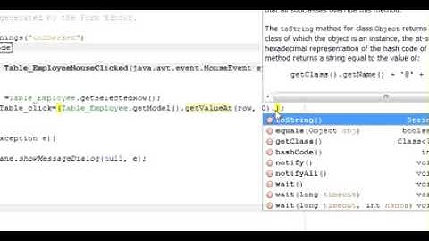 Java prog#9  Get value from JTable and set it to jtextfield in Netbeans Java and Sqlite mysql   YouT