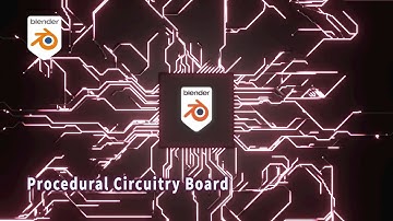 [Tut] Procedural Circuitry Board - Blender Geometry Nodes 4.4