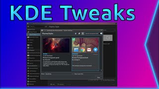 The Tweaks I make to My KDE Plasma Desktop